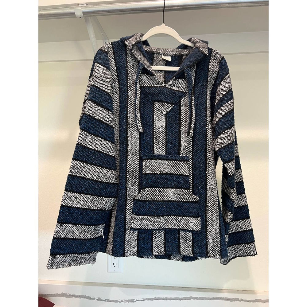 Baja Jacket in Navy White Size‎ XL Hoodie Sweater